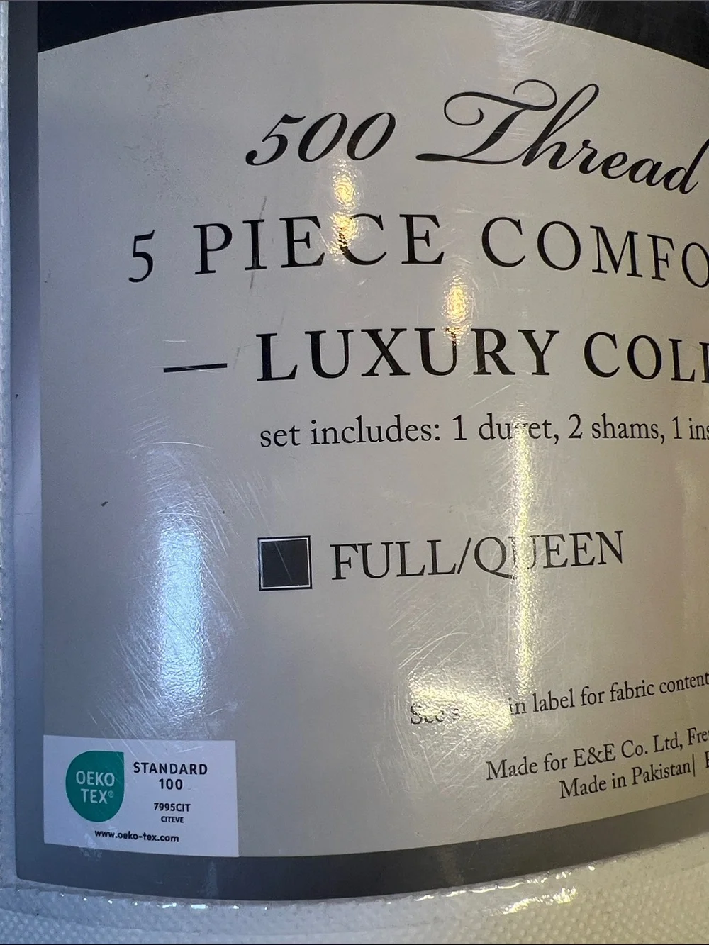 Madison Park White Luxury 5-Piece Comforter Set